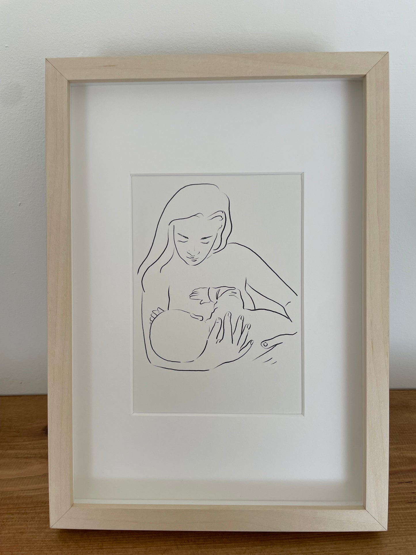 Breastfeeding Line Drawing