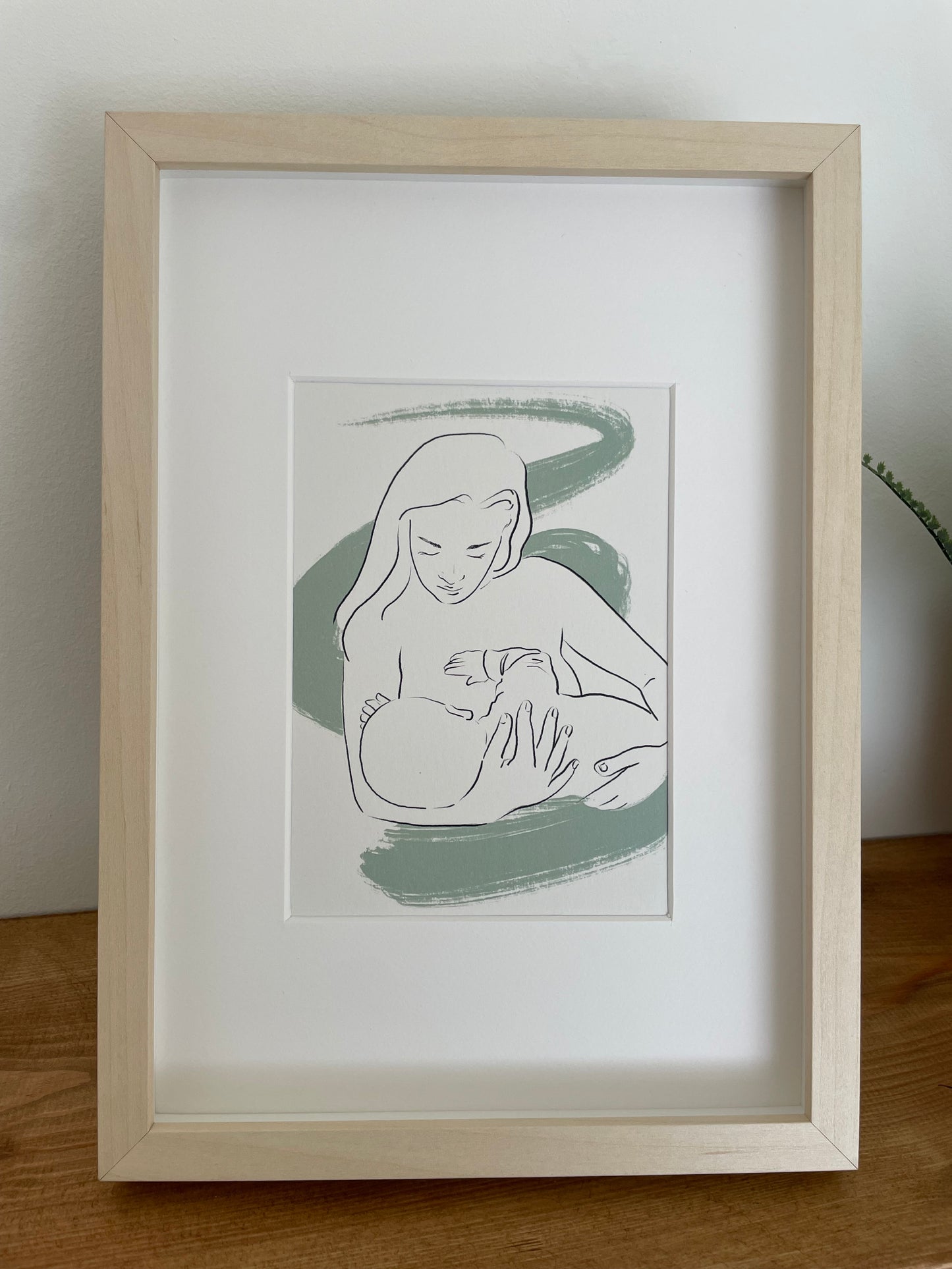Breastfeeding Line Drawing